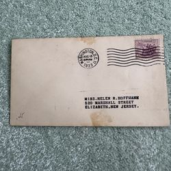 watching forward NRA stamp 1933 first aid cover with the 3¢ #732 watching forward NRA stamp