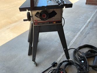 10”craftsman table saw runs good $50.00