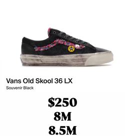 Vans Old Skool 36 LX Souvenir Black