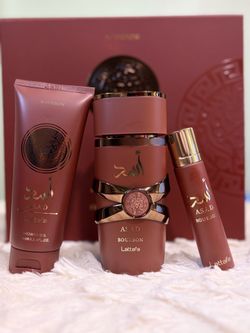 Lattafa Asad Bourbon Perfume Gift Set