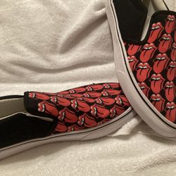 Rolling Stones Vans Slip On Shoes 