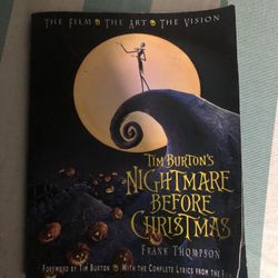 Tim Burtons Night Before Christmas Film Art Book 