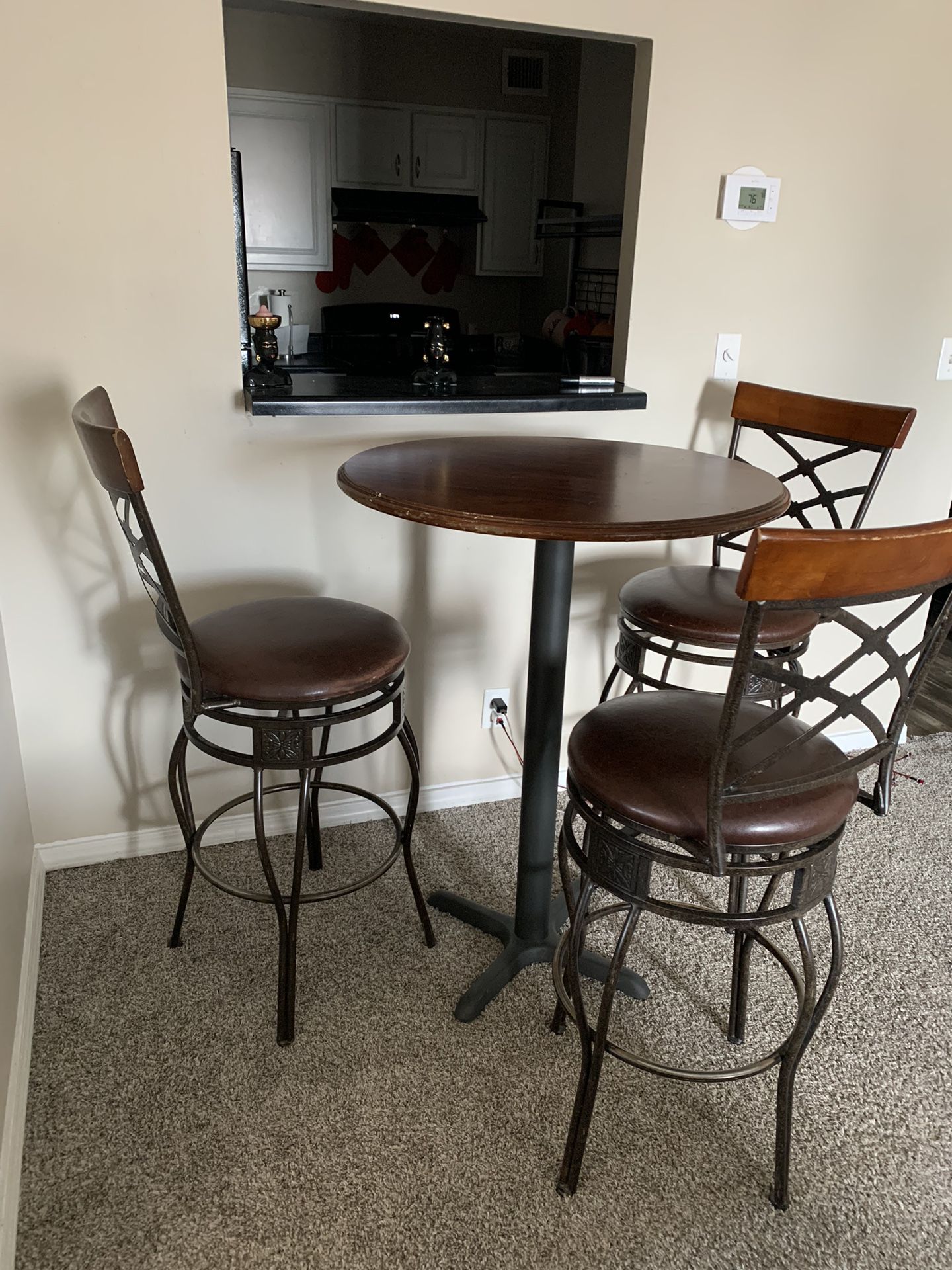 Small Bar Height Dining Table
