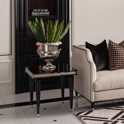 La Francaise Black Ice Side Table