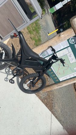Electric bike pretty big size