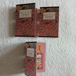 3 NEW Gucci Flora Flower Garden Fragrance Parfum Perfume
