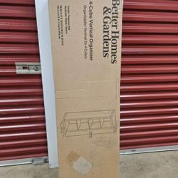 Better Homes & Gardens 4 Cube Vertical Storage Organizer