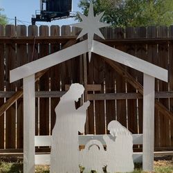 Nativity Wooden Christmas Decorations
