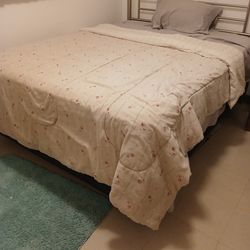 Queen size bed  mattress is in great condition