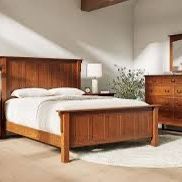 Solid Wood B. E. D. R. O. O. M.  Sets With High Headboard, Same Day Delivery 