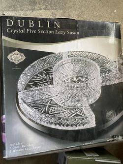 Dublin Crystal Fivesection Lazy Susan