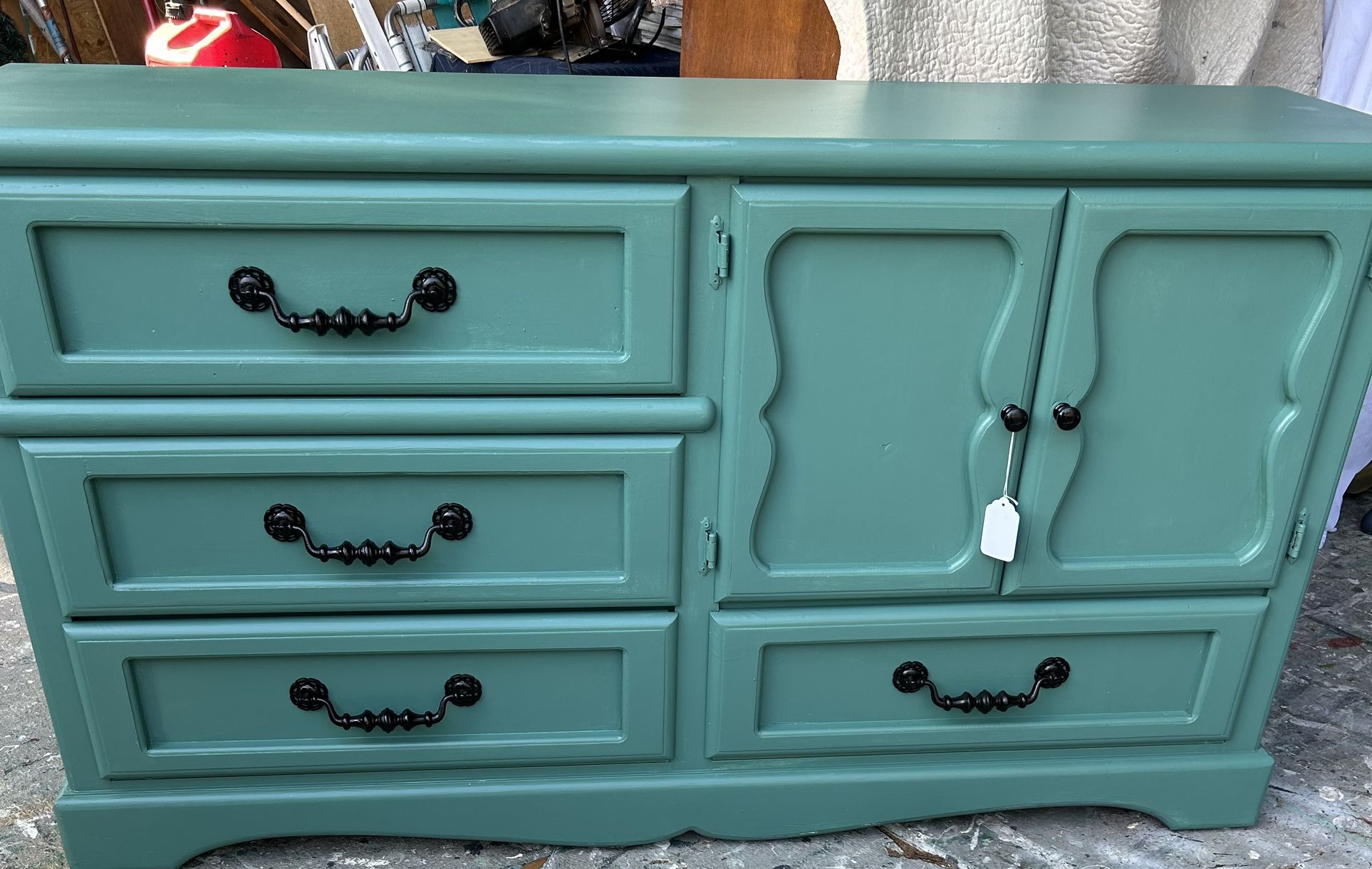Solid Wood Hand Painted Dresser/Buffet