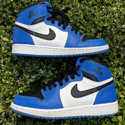 Nike Air Jordan 1 Retro High GS Royal Blue White Black 705300-400 6Y/Women’s 7.5