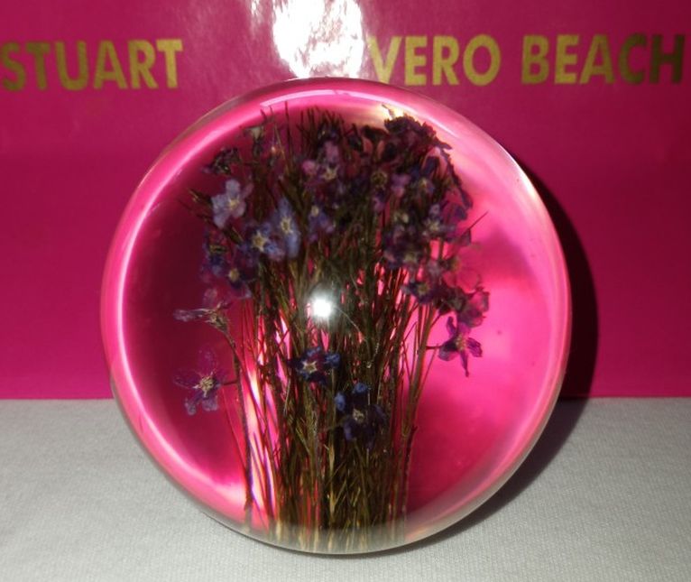 Hafod Grange Lucite Paperweight