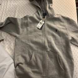 Polo Ralph Lauren gray zip up
