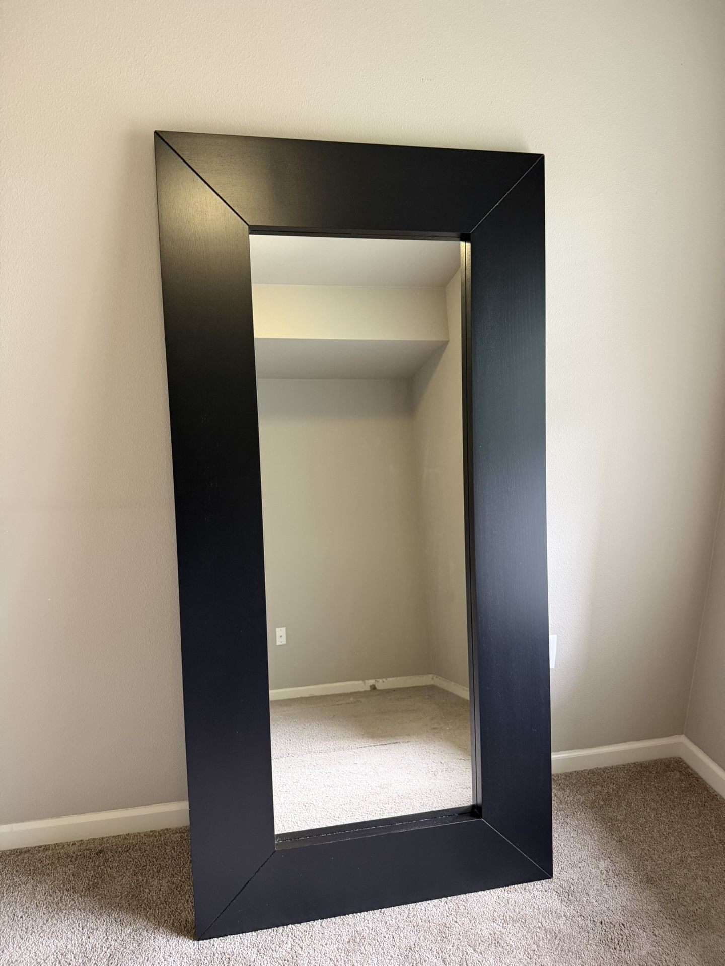 2 Large black Mirrors