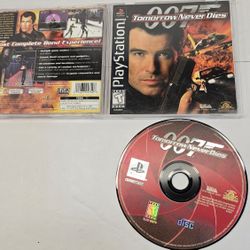 PS1 Playstation Video Games Retro 007 Tomorrow Never Dies Vintage Sony Man Cave