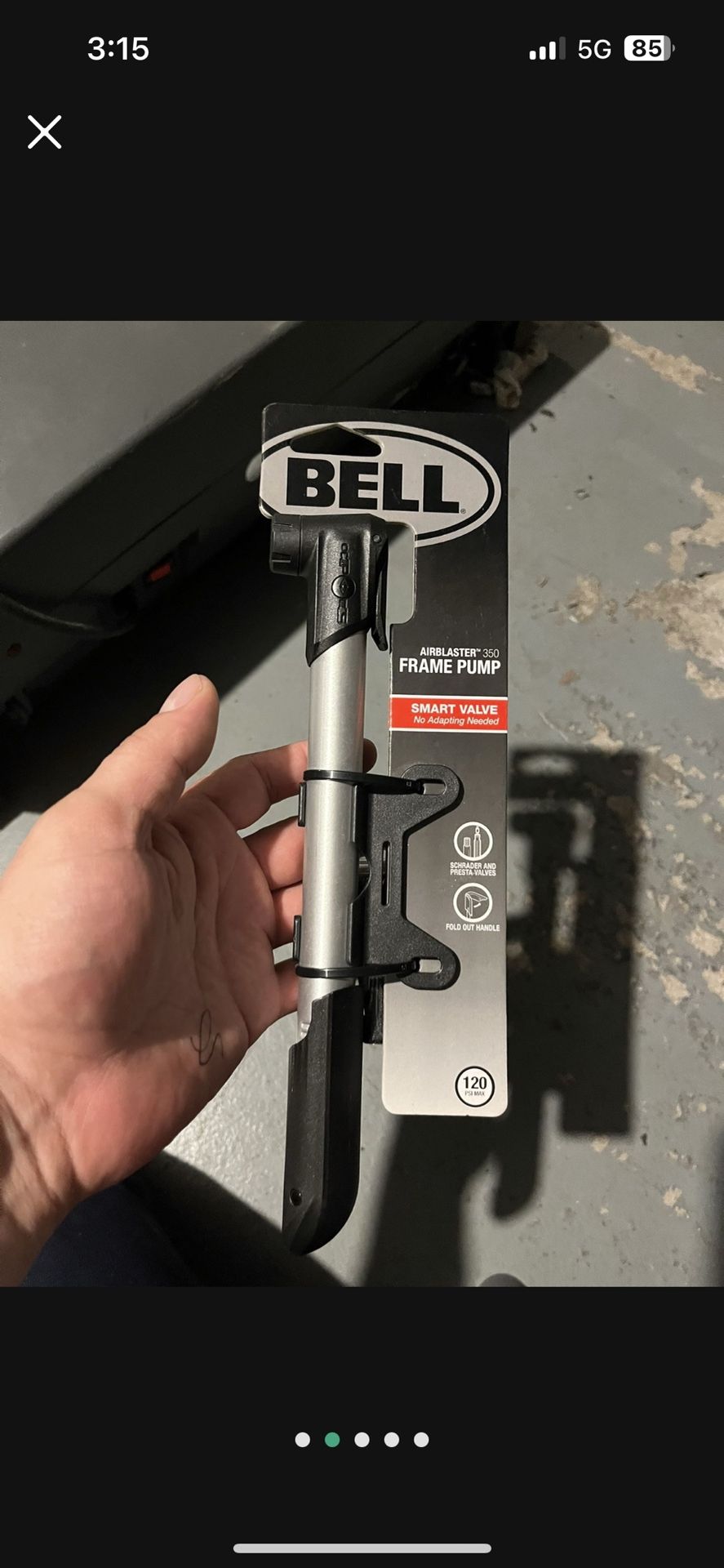 Frame air pump