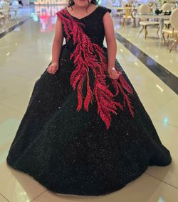 Black Pre-Teen  Party Dress