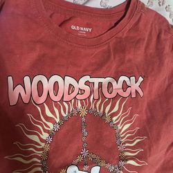 Girls Woodstock t shirt size 10-12