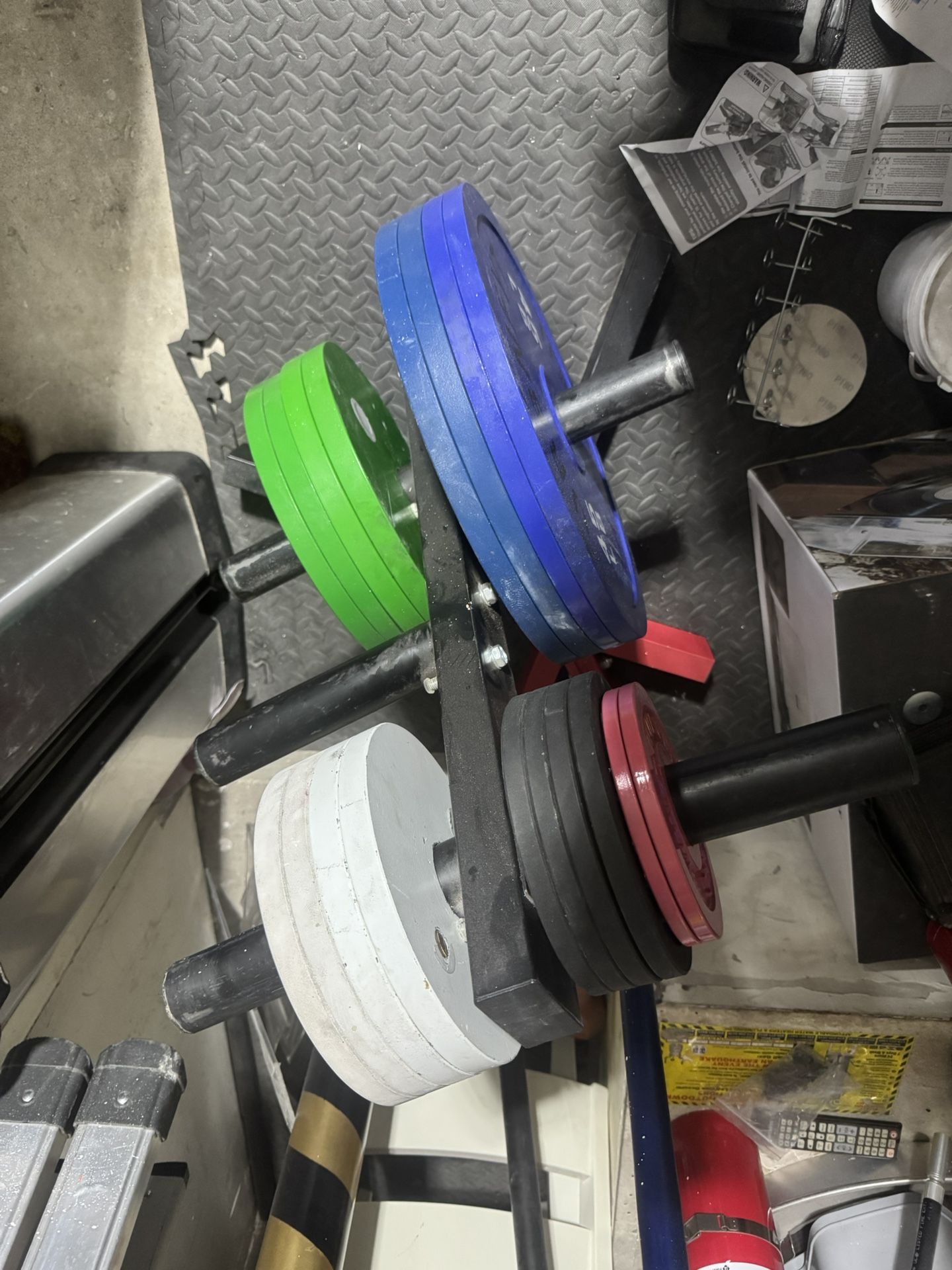 Assorted Calibrated Weight Plates 