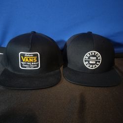 2 Adults Hats (Vans & Brixton Supply)