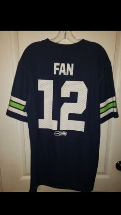 Seattle Seahawks Football Fan Jersey Adult Large