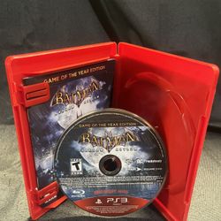 Batman Arkham Asylum PS3 Game 