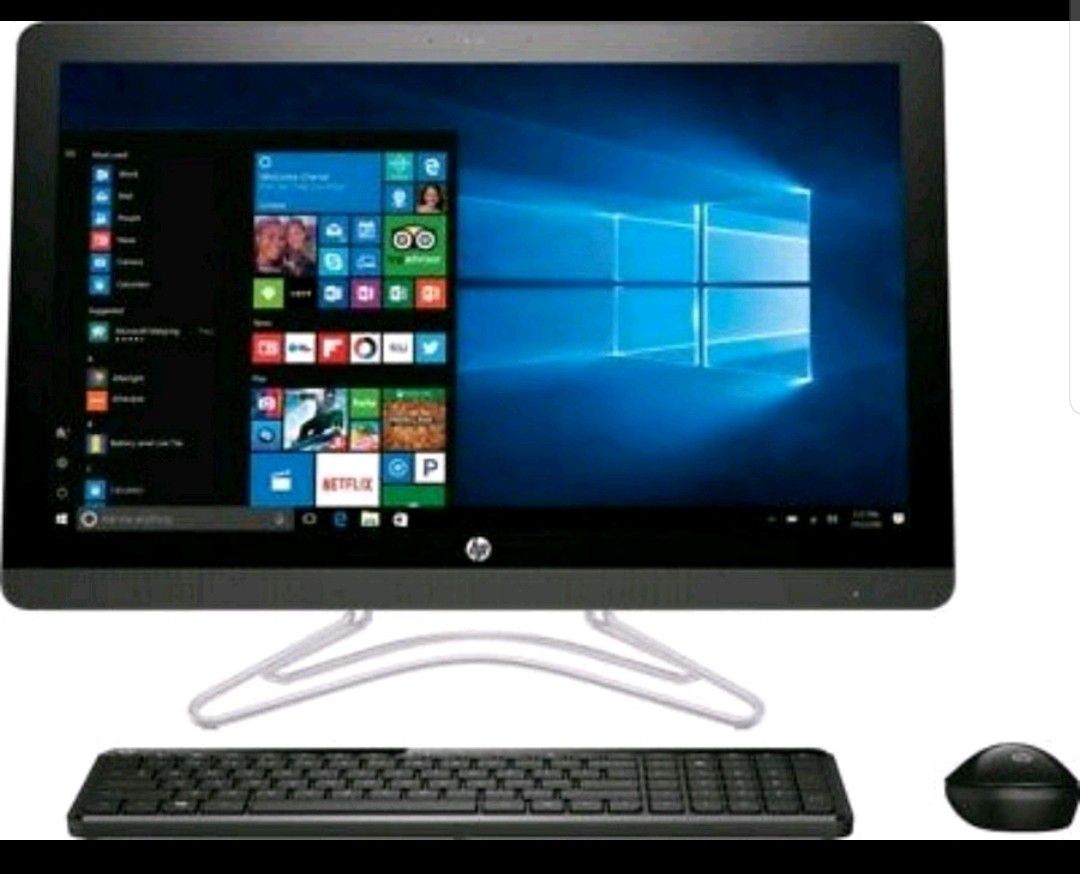Hp - 23.8 touch-screen all-in-one - intel core i3