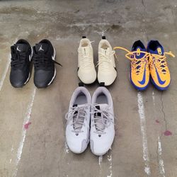 Lot Of 4 Pairs Of Youth Soccer Shoes For Sale 
