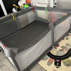 Baby Play Pen ( One Side Broken)