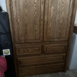 Oak armoire