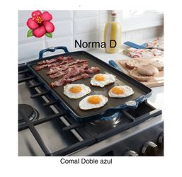 Comal doble de hierro forjado nuevo en su caja 🌺 princess house 🌺