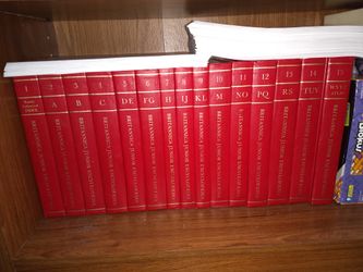 Full set of Britannika Junior Encyclopedia