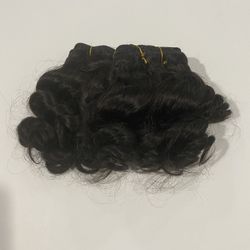 Short curly extensions