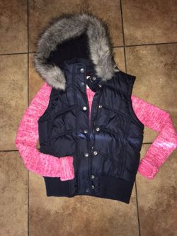 Aero Down Puffer Vest Girls M
