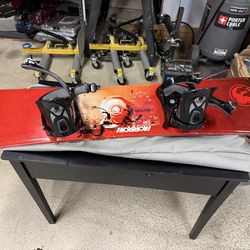 Burton Snow Board And Carry Case