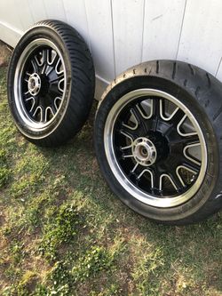 OEM Indian Motorcycle Wheel & Tire Set