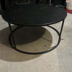 Round Metal Coffee Table 