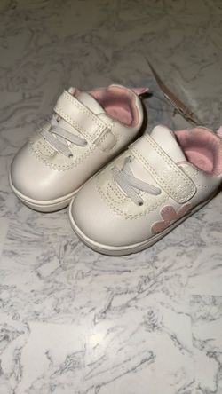 Pink & White Toddler girl Sneakers