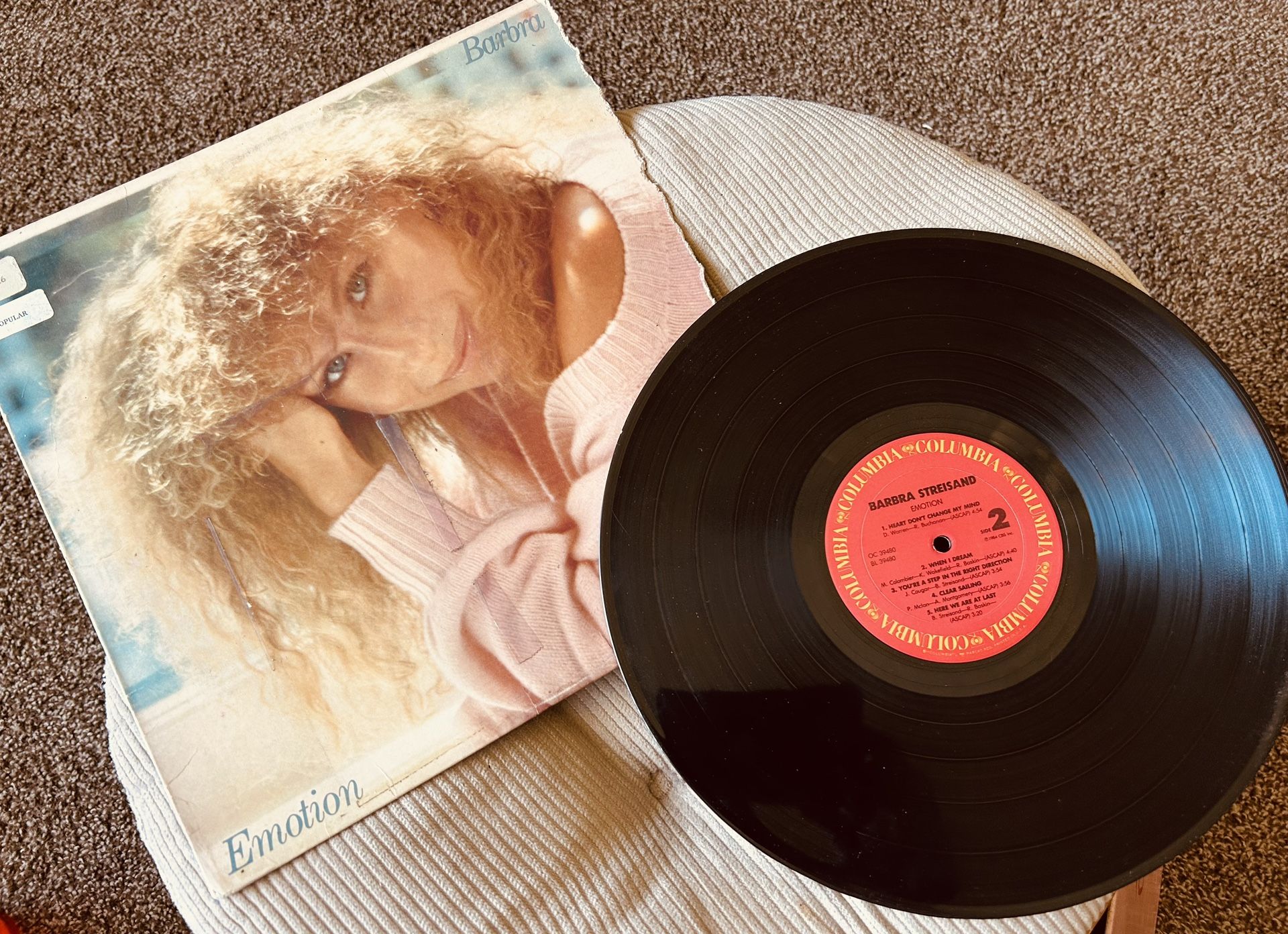 1984 Barbara Streisand Vynil