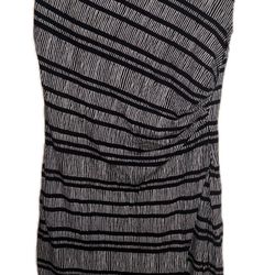 Ann Taylor LOFT Woman black and white geometric dress Size Sp Petite