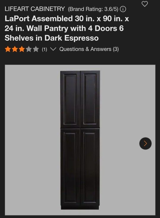 Kitchen Pantry Cabinet