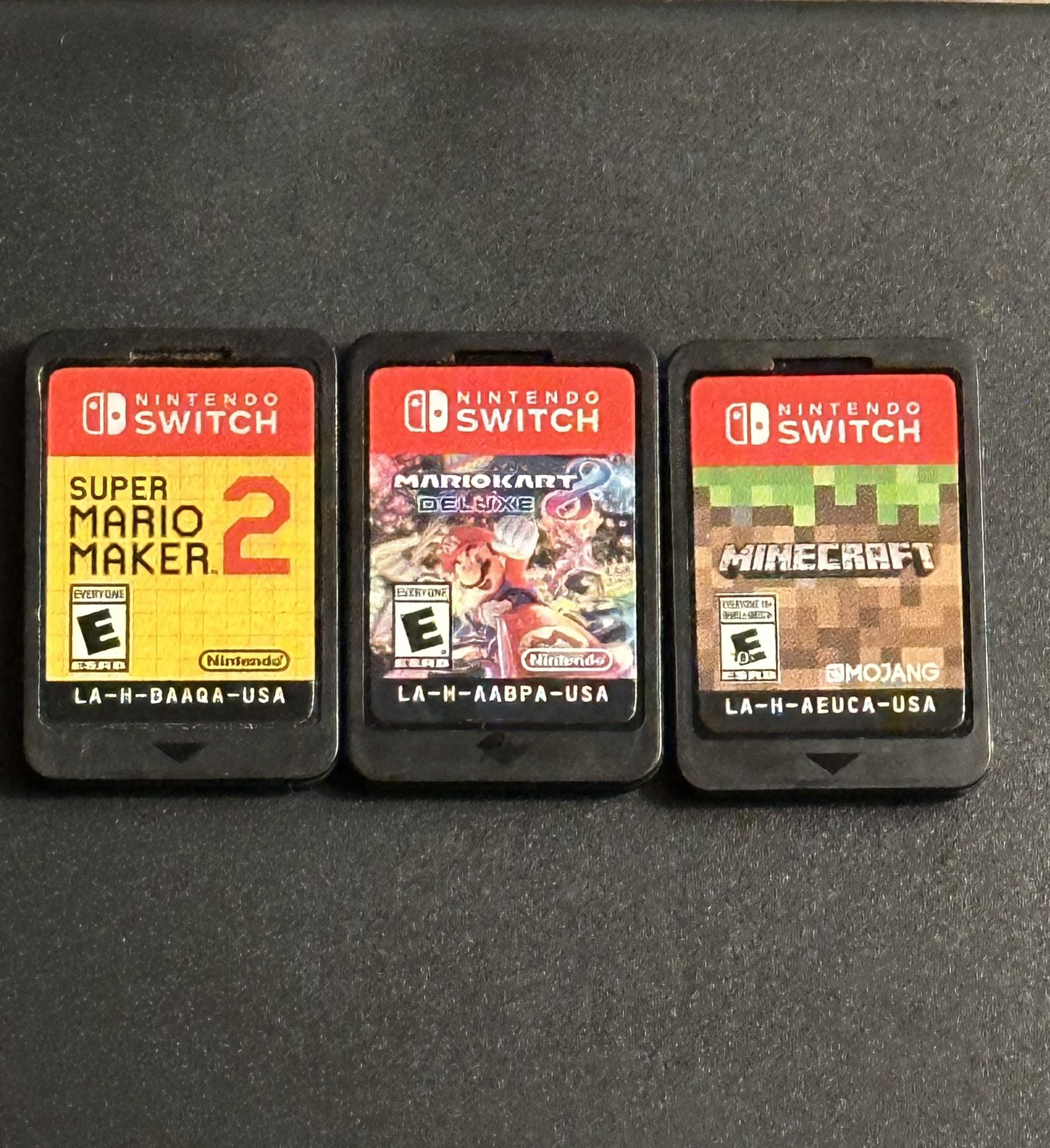3 Nintendo Switch Games