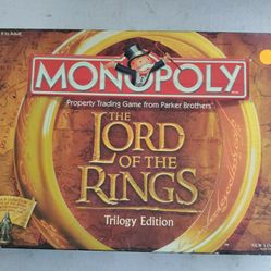 Lord Of The Rings Monopoly Bord Game