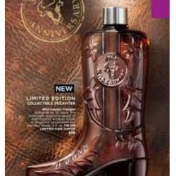 Avon Boot Decanter Perfect For The Black Suede Or Wild Country Lover