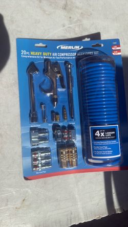 Heavy duty air compressor kit