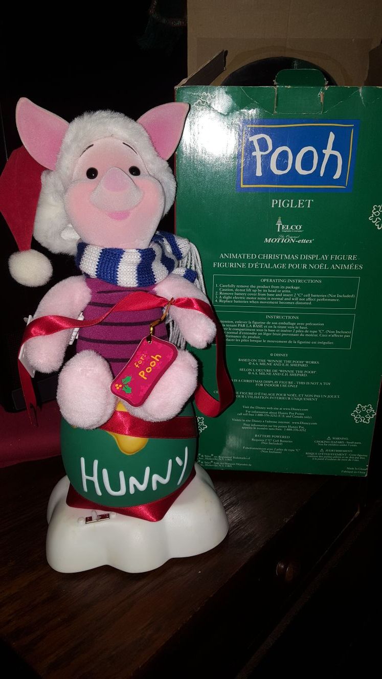 Christmas animated Piglet