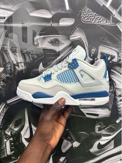 Retro 4 military blue