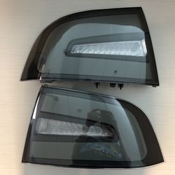 DEPO 04-08 Acura TL NSX Style Black Housing Clear Lens LED Tail Lights